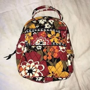 Vera Bradley Red Orange Yellow Black Lunch Box